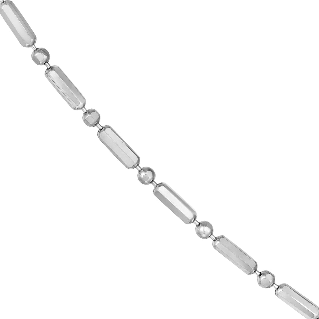 1.50mm Bead and Long Bar Chain