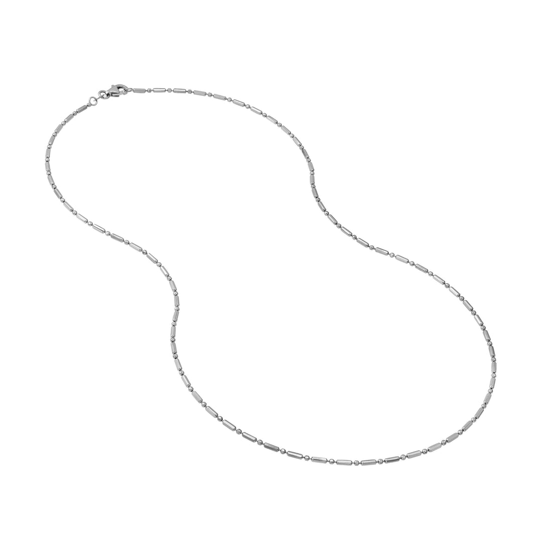 1.50mm Bead and Long Bar Chain
