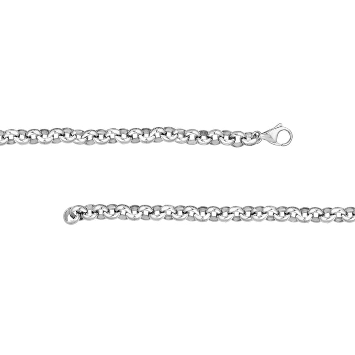 8.00mm Sterling Silver Rolo Chain