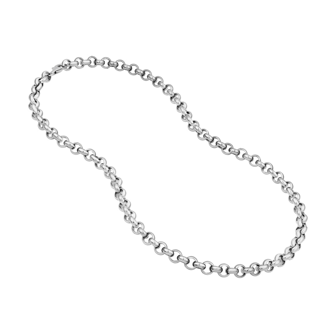 6.50mm Sterling Silver Rolo Chain