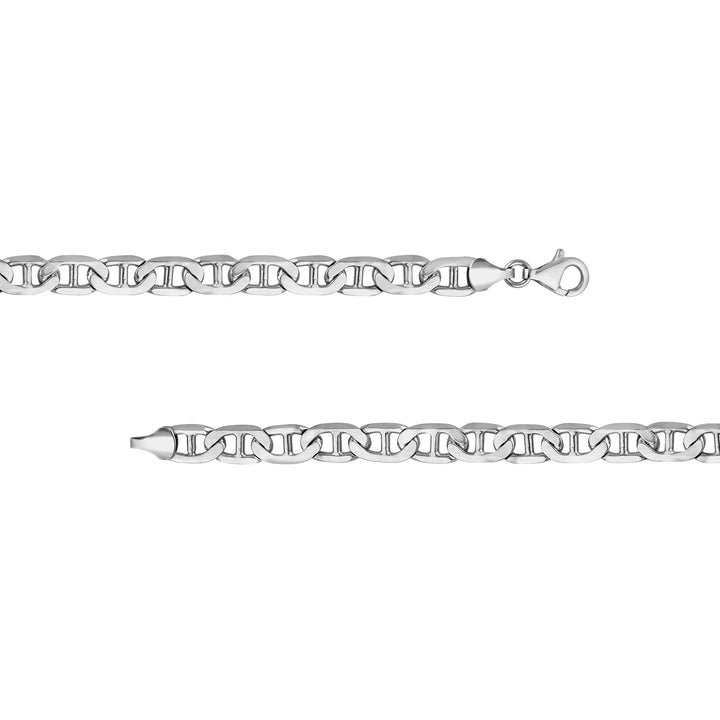 6.90mm Sterling Silver Mariner Chain