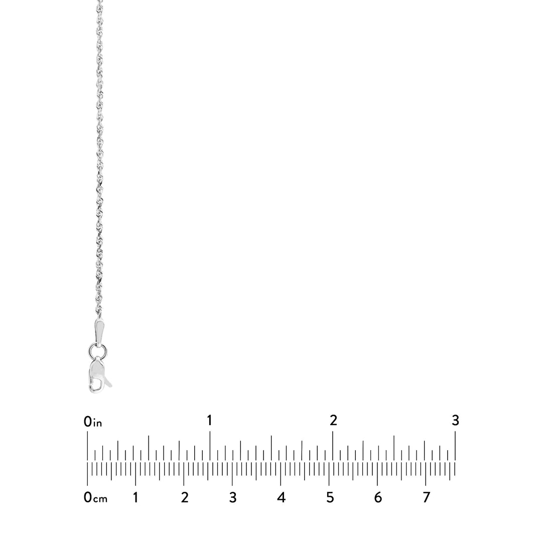 1.56mm D/C Rope Chain with Lobster Lock