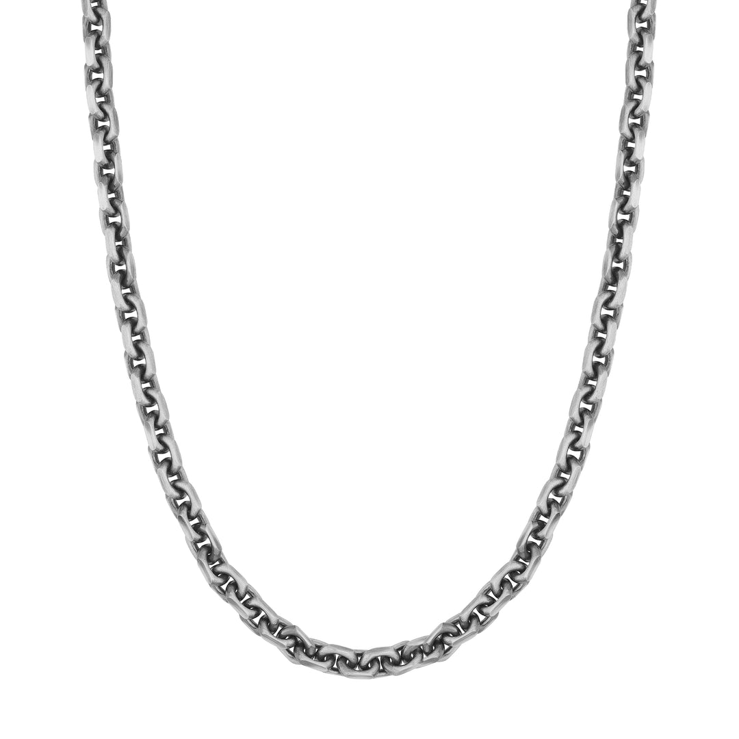 Sterling Silver 6.30mm D/C Cable Link Chain