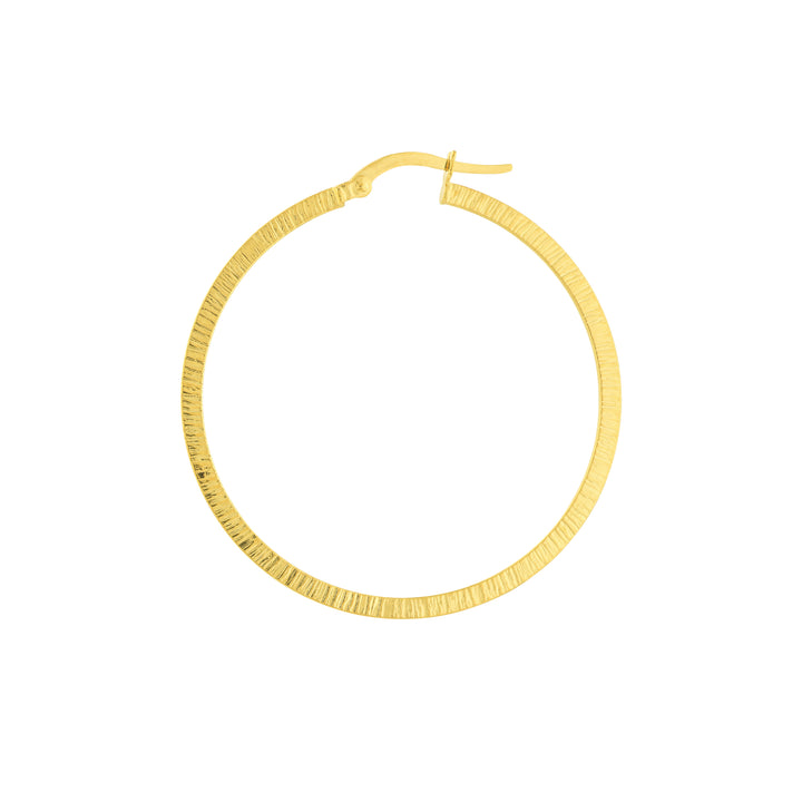 Texture Hoop Earrings