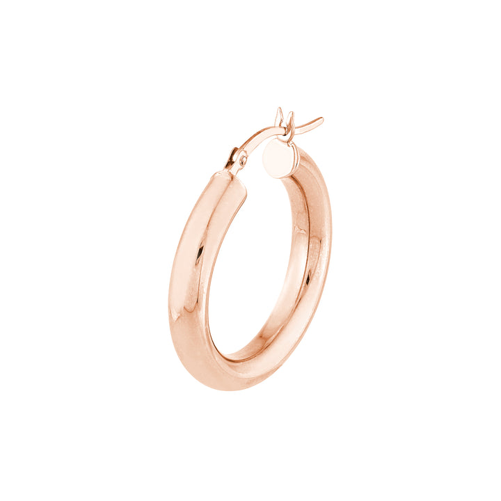 25mm x 4mm Polished Hoop Earrings