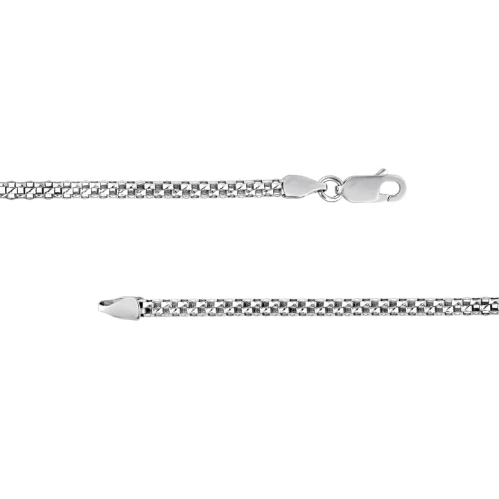 Sterling Silver 3mm Popcorn Chain