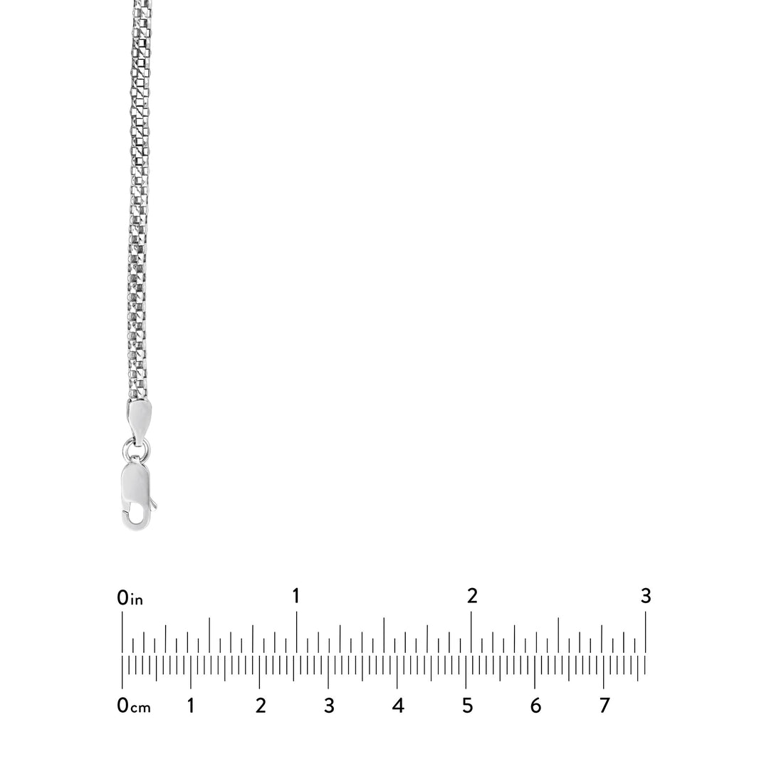 Sterling Silver 3mm Popcorn Chain