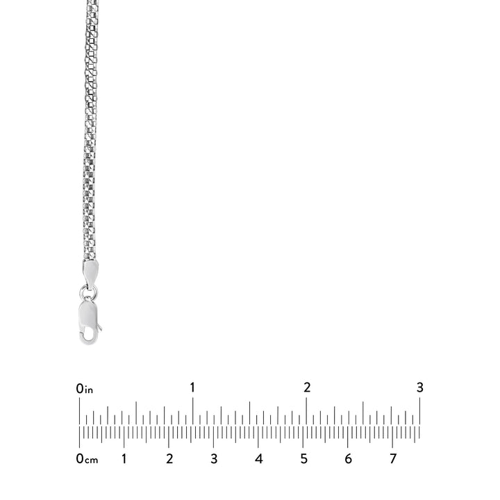 Sterling Silver 3mm Popcorn Chain