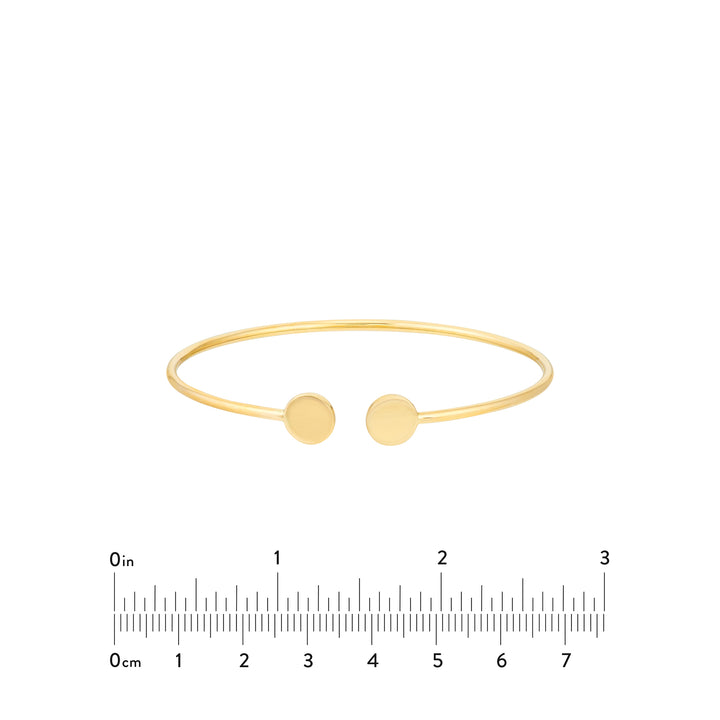 Disc Cuff Bangle