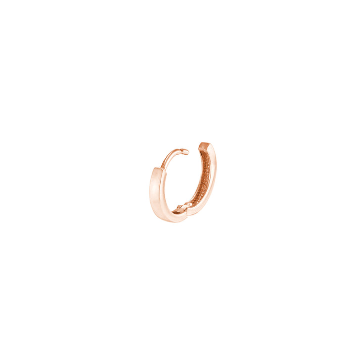 Square Tube Mini Hoop Earrings
