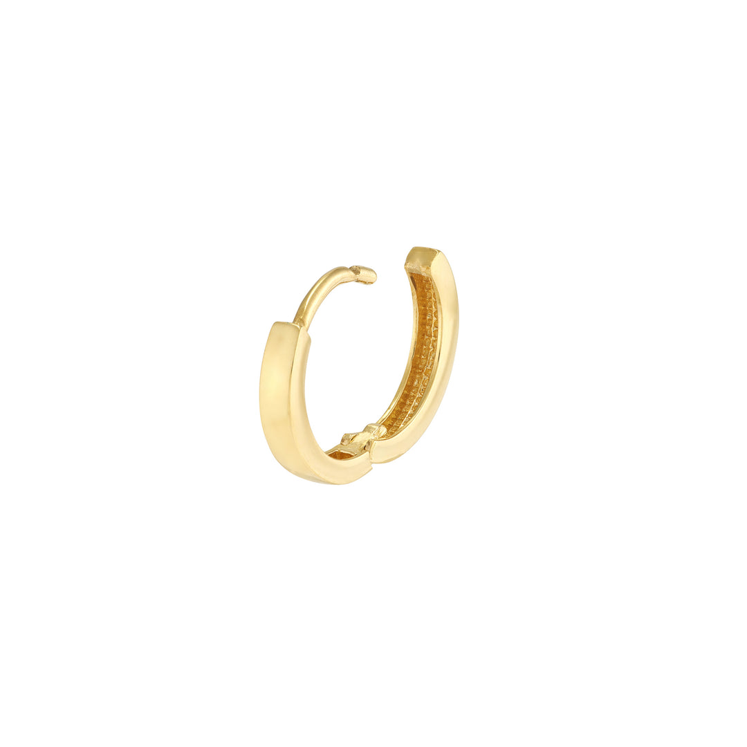 Square Tube Mini Hoop Earrings