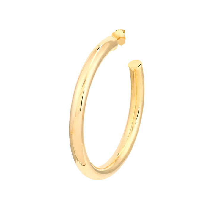 5mm x 50mm Tube Hoop Earrings