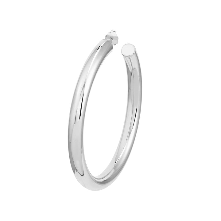 6mm x 60mm Tube Hoop Earrings