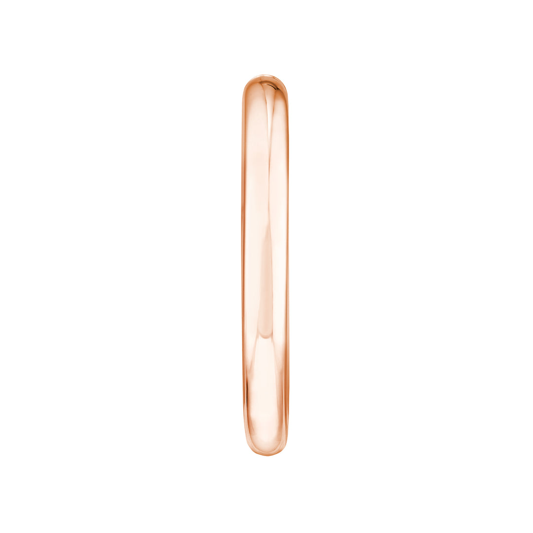 4mm x 35mm Tube Hoop Earrings