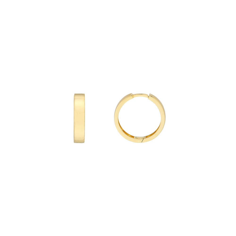 Large Round Hoop Earrings