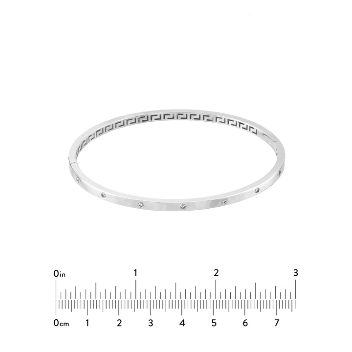 Diamond Square Tube Bangle