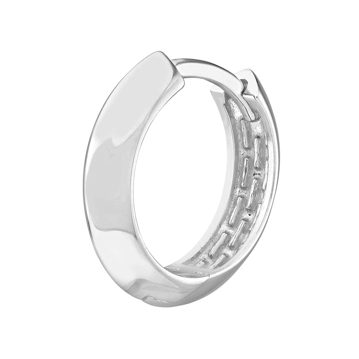 Knife Edge Polished Mini Hoops
