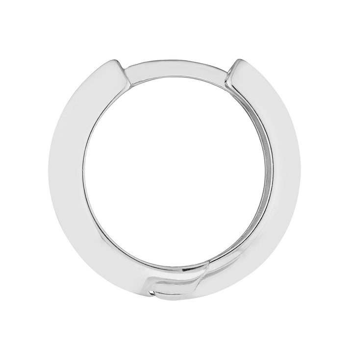 Knife Edge Polished Mini Hoops