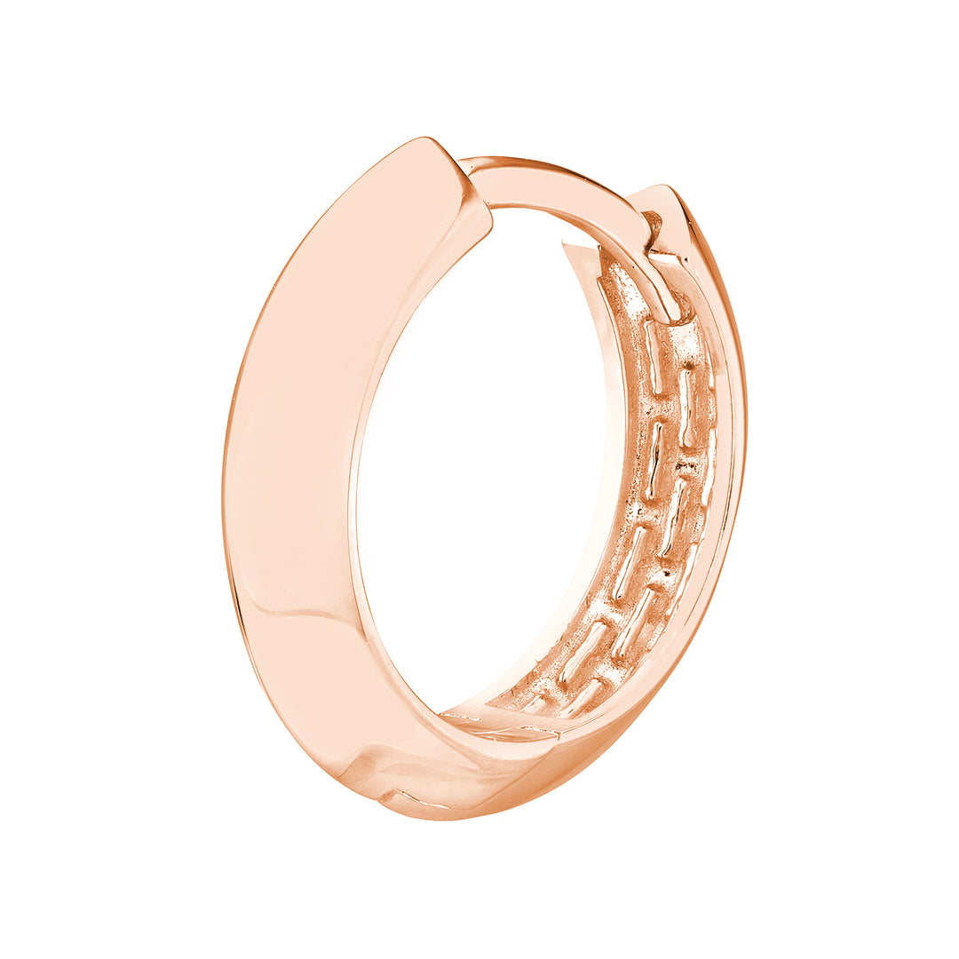 Knife Edge Polished Mini Hoops