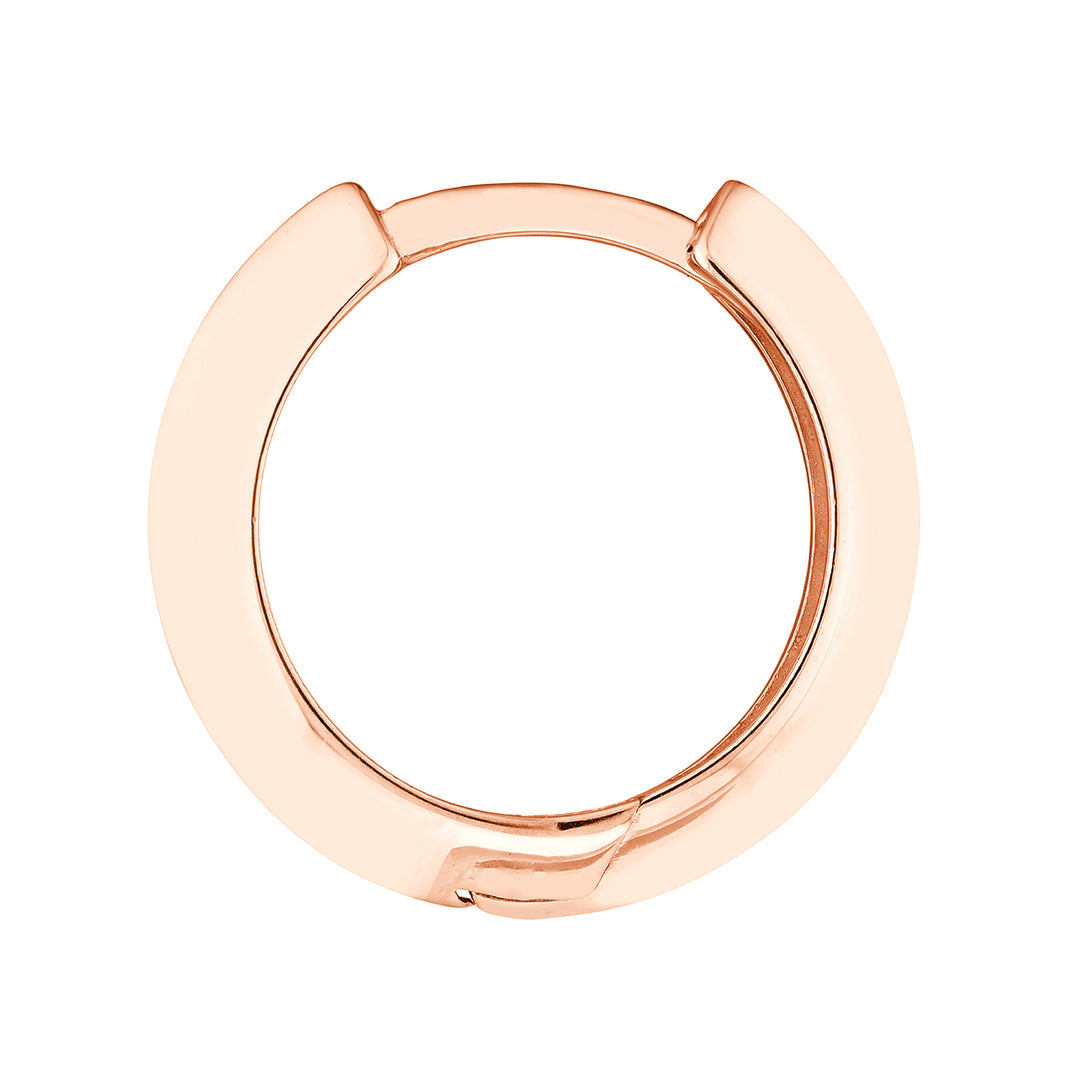 Knife Edge Polished Mini Hoops