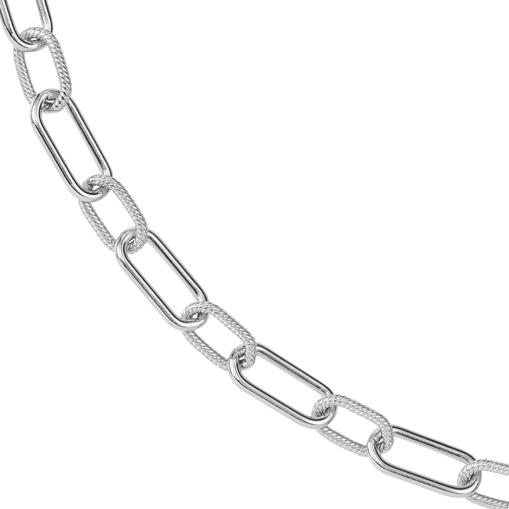 8.90mm Smooth and Twisted Paper Clip Chain