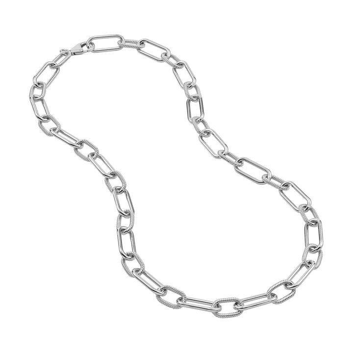 8.90mm Smooth and Twisted Paper Clip Chain