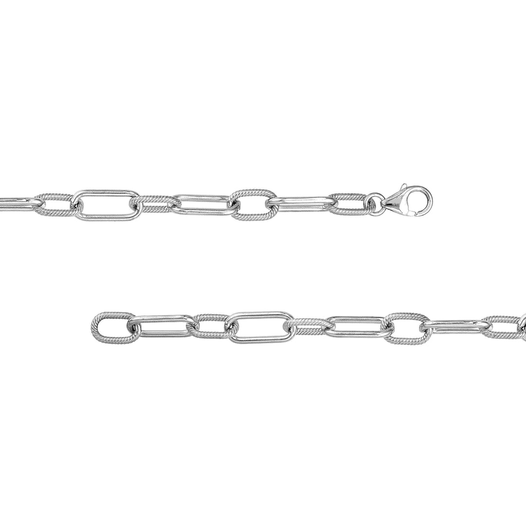 8.90mm Smooth and Twisted Paper Clip Chain