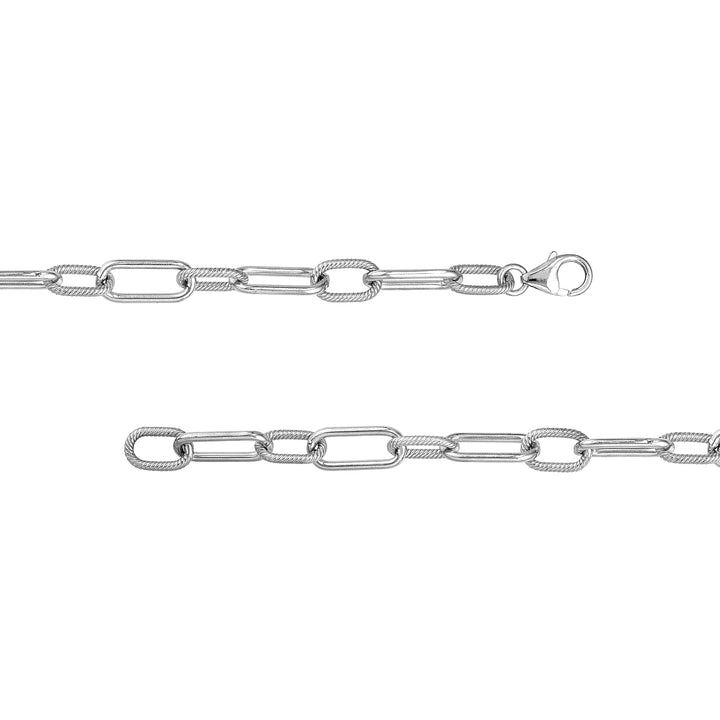 8.90mm Smooth and Twisted Paper Clip Chain