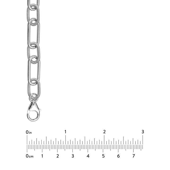 8.90mm Smooth and Twisted Paper Clip Chain
