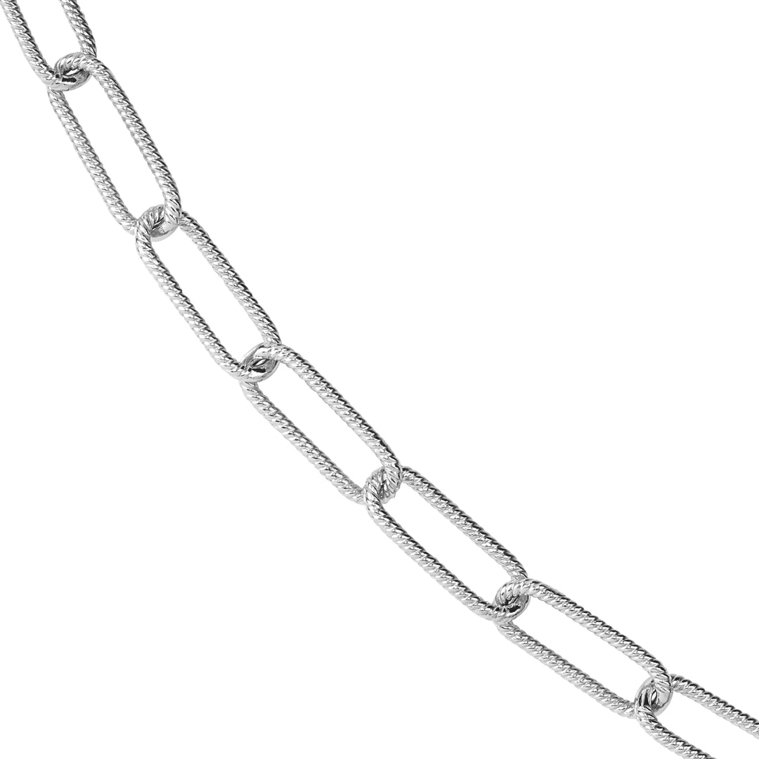 6.30mm Twisted Paper Clip Chain