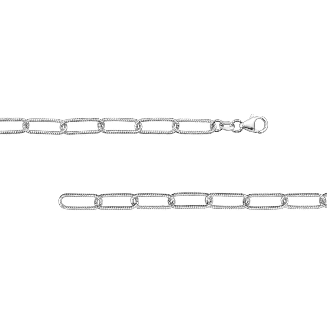 6.30mm Twisted Paper Clip Chain