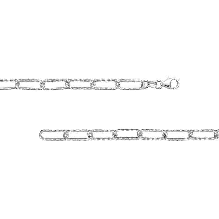 6.30mm Twisted Paper Clip Chain