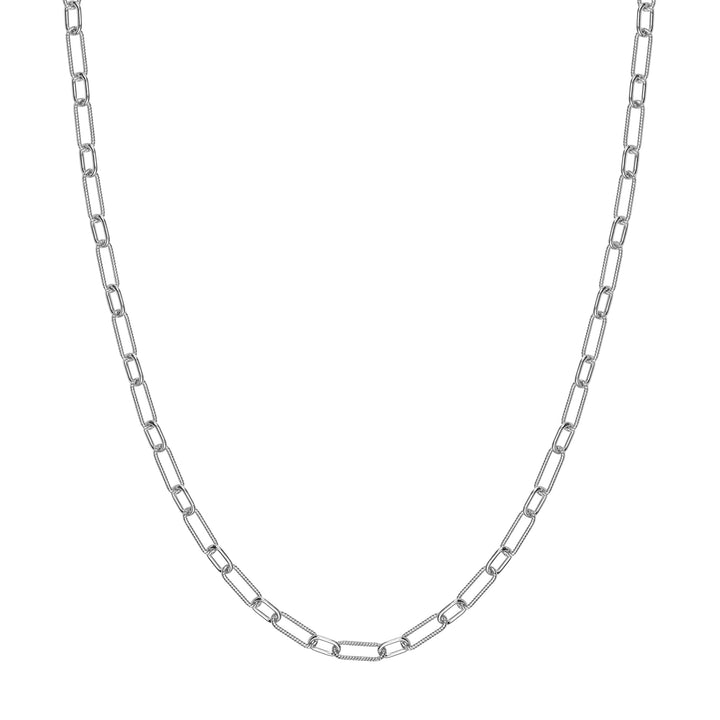 4.35mm Smooth and Twisted Paper Clip Chain