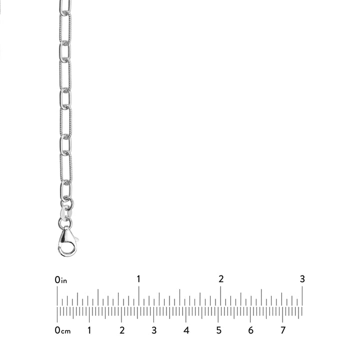 4.35mm Smooth and Twisted Paper Clip Chain