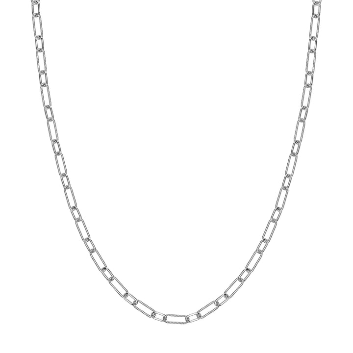 4.35mm Smooth and Twisted Paper Clip Chain