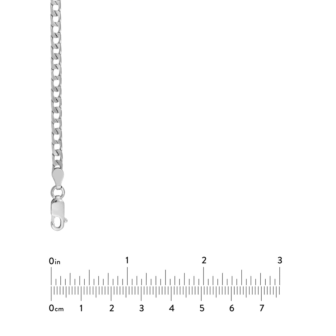 Sterling Silver 3.45mm Curb Chain