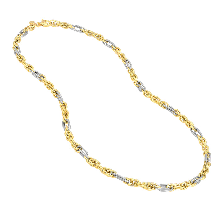 Two-Tone Mixed Rope Chain