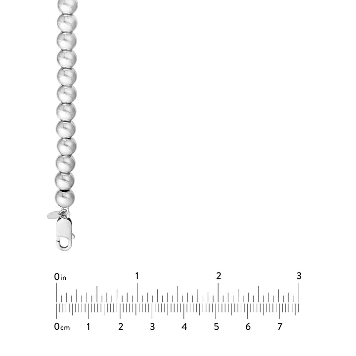 Sterling Silver 8mm Polished Bead Chain
