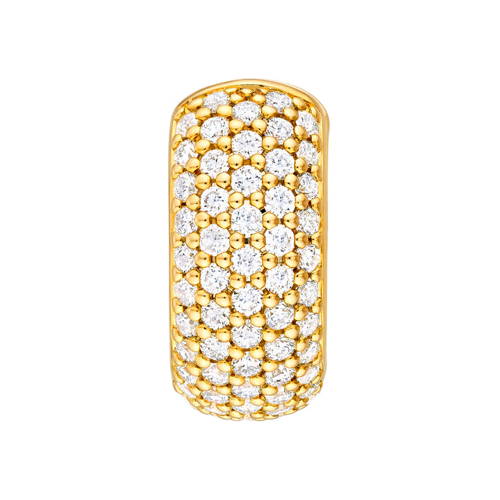 5 Row Diamond Pavé Huggies (1/2tcw)