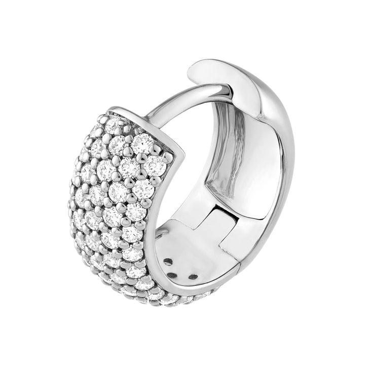 5 Row Diamond Pavé Huggies (1/2tcw)