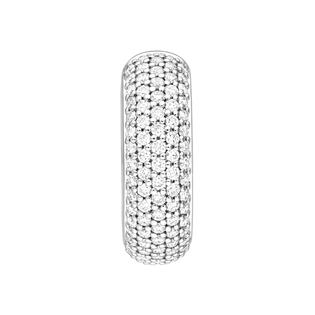 5 Row Diamond Pavé Huggies (7/8tcw)