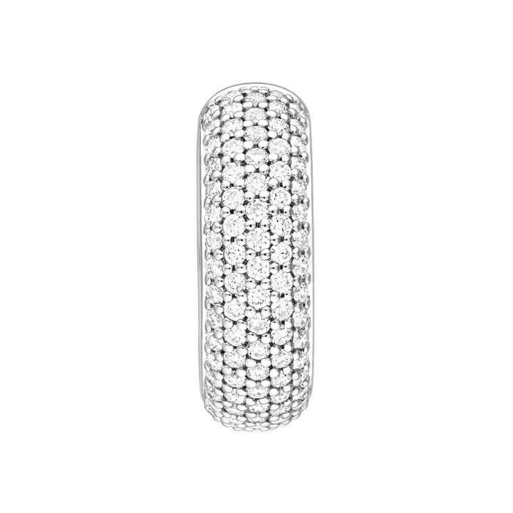 5 Row Diamond Pavé Huggies (7/8tcw)