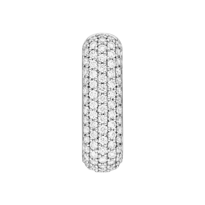 5 Row Pavé Diamond Paper Clip Earrings (1-1/2tcw)
