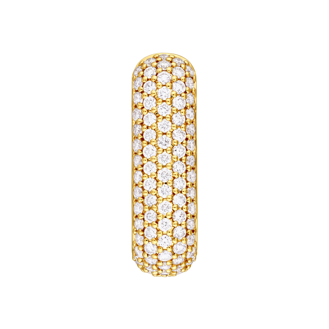 5 Row Pavé Diamond Paper Clip Earrings (1-1/2tcw)