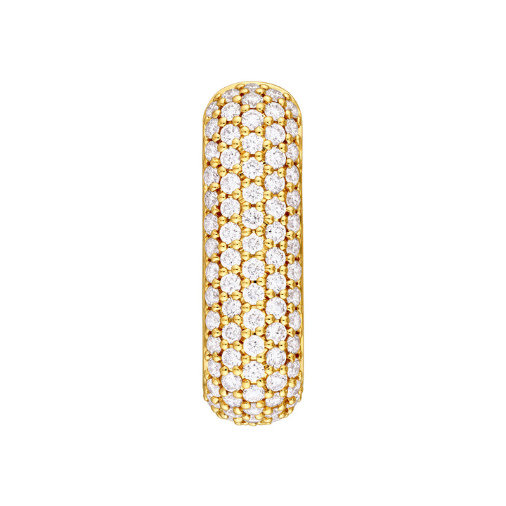 5 Row Pavé Diamond Paper Clip Earrings (1-1/2tcw)