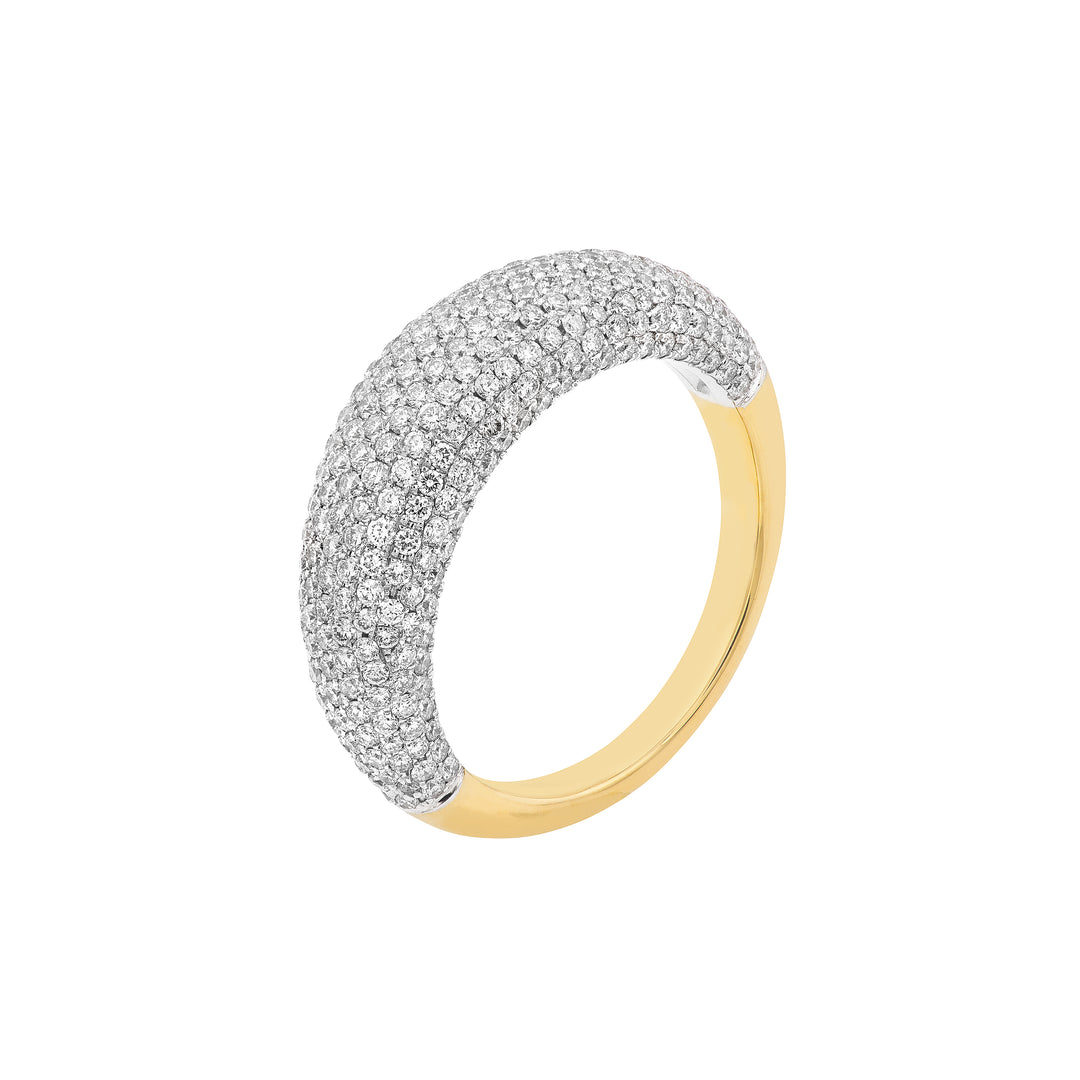 Diamond Pavé Dome Ring