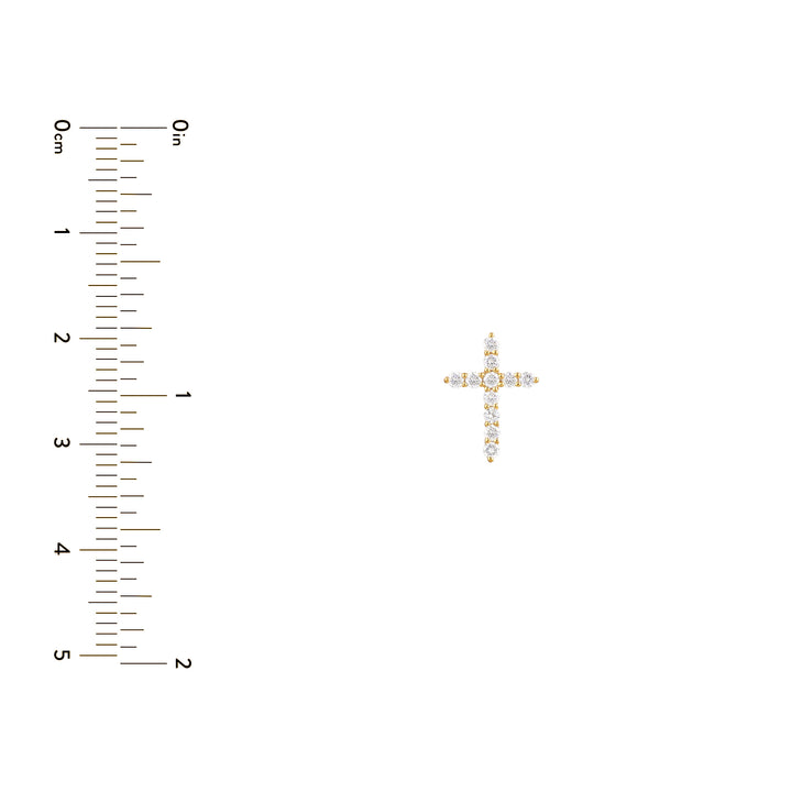 Diamond Cross Pendant (1/8tcw)
