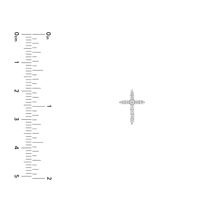 Diamond Cross Pendant (1/8tcw)