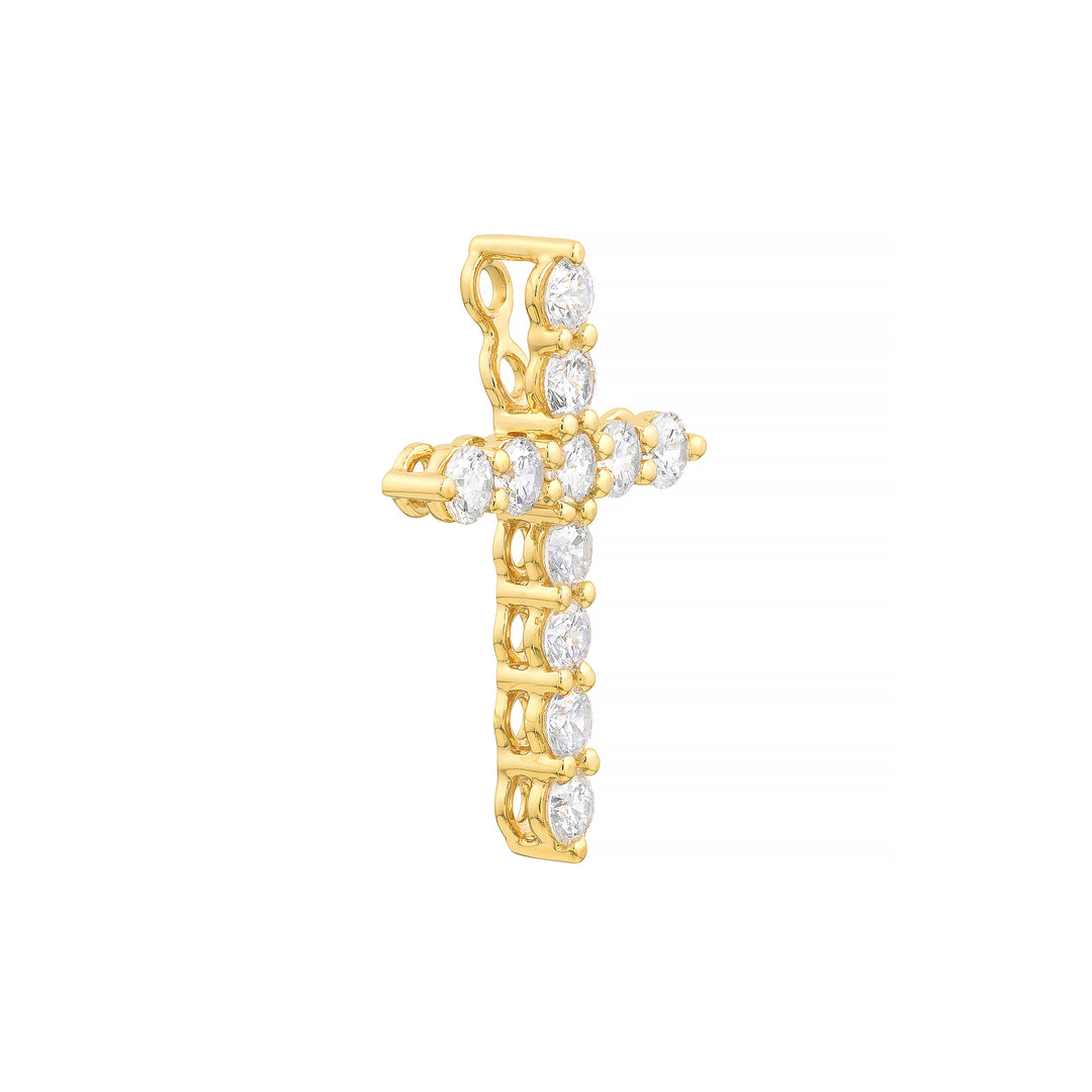 Diamond Cross Pendant (1/2tcw)