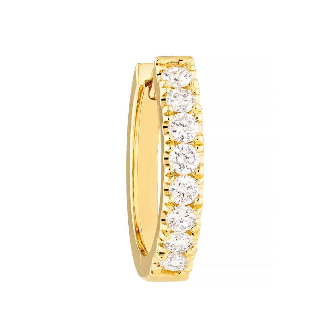 Diamond Huggie Earrings (1/2tcw)